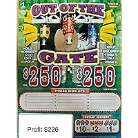 Out of The Gate Race Bingo Pull Tabs Games