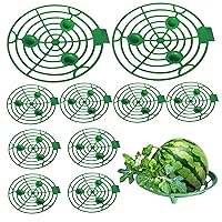 Melon Trellis 10Pcs Plant Watermelon Supports Cages 8.46 Inch Reusable Fruit Protector Avoid Ground Rot for Cantaloupe, Pumpkins, Strawberries Plant Supports