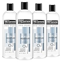 TRESemmé Pro Pure Shampoo For Daily Moisture Micellar Moisture Paraben Free, Dye Free Moisture Shampoo 16 oz 4 Count