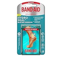 Band-Aid Brand Hydro Seal Blister Cushion Bandages, Waterproof Adhesive Pads, Medium, 5 ct