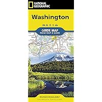 Washington Map (National Geographic Guide Map)