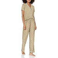 Cosabella Women's Bella Printed Short Sleeve Top & Boxer Pajama Set