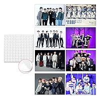 Pounchi Kpop Posters (8 Pack with Wall Collage Kit) 11.2