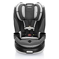 Evenflo Gold Revolve360 Slim 2-in-1 Rotational Car Seat with SensorSafe (Pearl Gray)