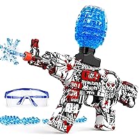 Anstoy Electric with Gel Ball Blaster AEG AKM-47 Splatter Ball Blaster for Splat Gun Automatic Outdoor Activities-Christmas Team Game, Ages 14+(Red)