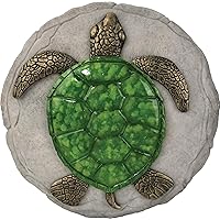 Spoontiques -Garden Décor - Turtle Stepping Stone - Decorative Stone for Garden