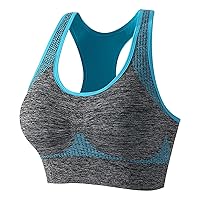 Sports Bras for Women Pack Multipack Padded Medium Support Bra for Workout Gym Yoga Sports Bra