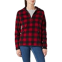 Amazon Essentials Women's Long Sleeve Pullover Jacket Made of Polar Fleece with Quarter Zip Classic Cut (Available in Plus Size)