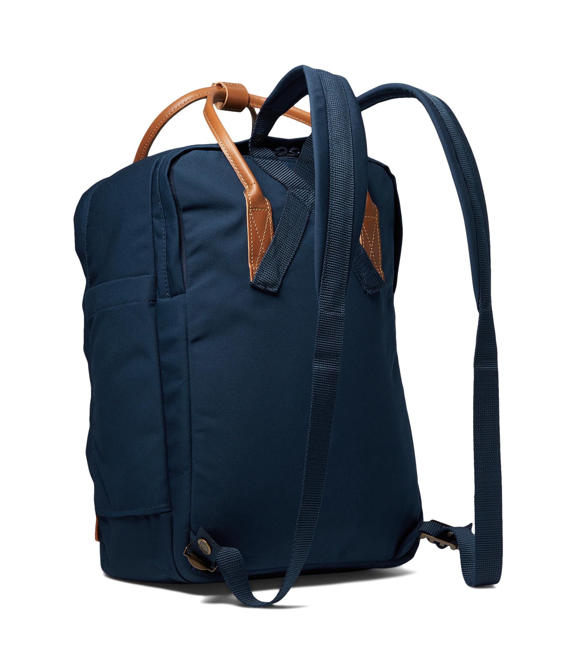 Fjällräven Kånken No. 2 Unisex 15 Laptop Backpack – Two Water Bottle Pockets – Carry Handles – ID Label Navy One Size One Size