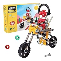 Motorbike Stem Building Toys, RiderBit Educational Build Your Own Robot Toy for Kids 8+ Year Old Boys and Girls, Stem Toys Engineering Kit, Vehicle Construction Toys Steam Gift