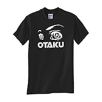 Otaku Eyes Black T Shirt