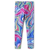 The Children's Place Girls' Fashion Leggings, Marble, Large