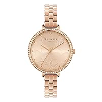 Ted Baker Ladies Stainless Steel Rose Gold Bracelet Watch (Model: BKPDSS3049I)