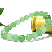 Bracelet - Green Aventurine Crystal Bead Bracelet Size 8MM Natural Chakra Balancing Crystal Healing Stone