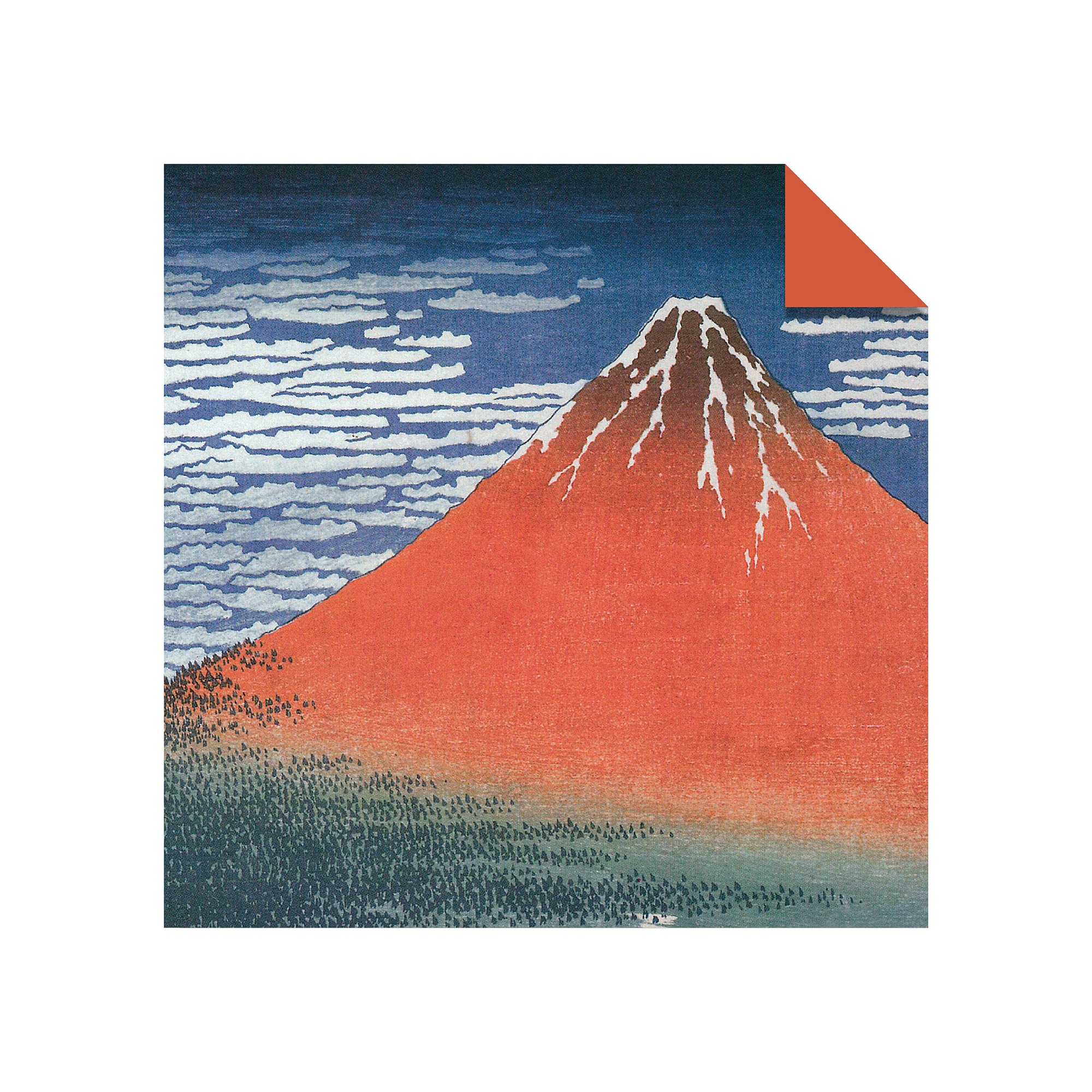 Origami Paper 100 sheets Hokusai Prints 8 1/4