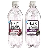 Hal's New York Seltzer Carbonated Flavored Sparkling Water, Multiflavored Variety Sampler Pack, Zero Sugar, Zero Calorie, Zero Carbs, 20 Fl Oz (Cherry Berry Variety Pack, Pack of 12)