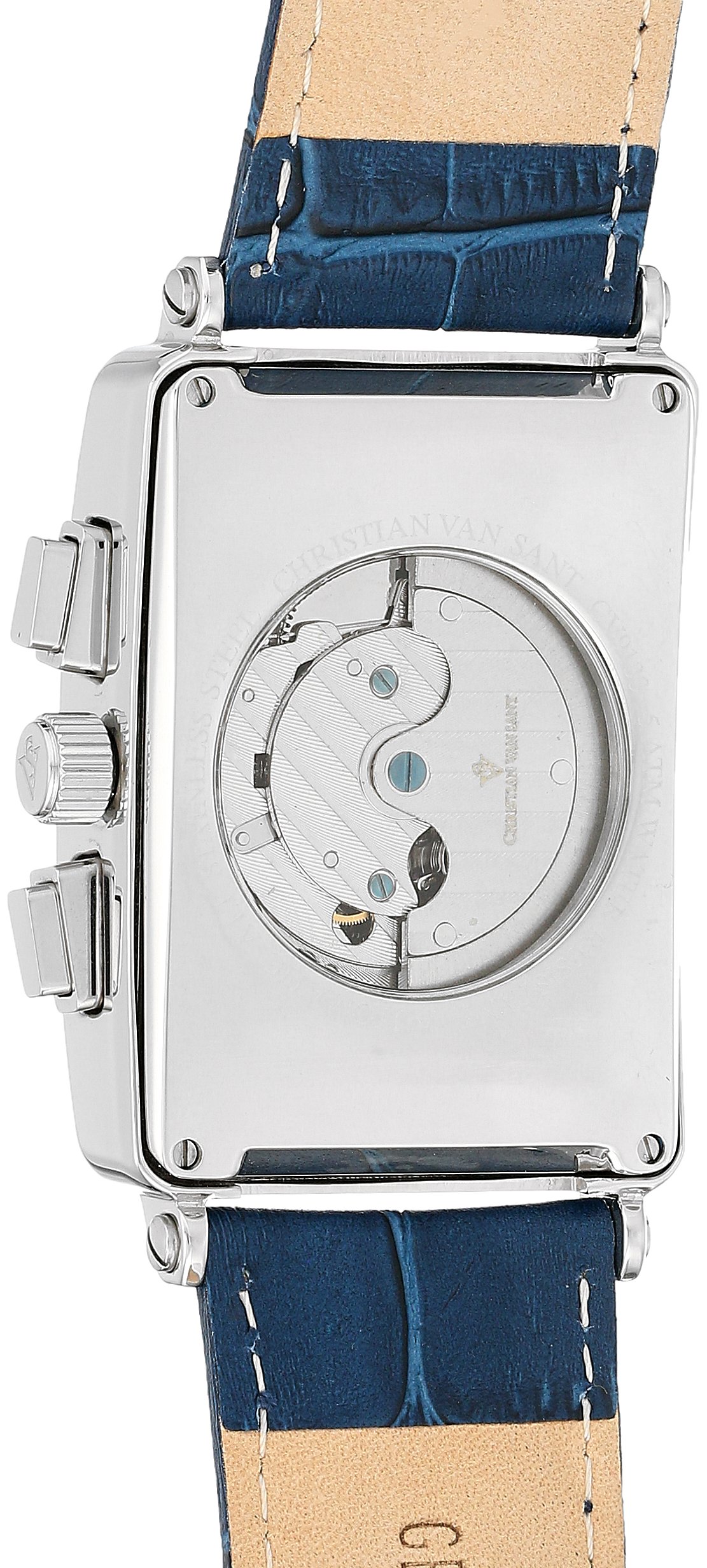 Christian Van Sant Men's CV9133 Prodigy Analog Display Chinese Automatic Blue Watch
