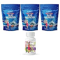 BariatricPal 90-Day Bariatric Vitamin Bundle (Multivitamin ONE 1 per Day! Capsule with 18mg Iron and Calcium Citrate Soft Chews 500mg with Probiotics - Blue Raspberry)
