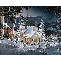 White Mountain Puzzles Friends in Winter - 1000 Piece Jigsaw Puzzle