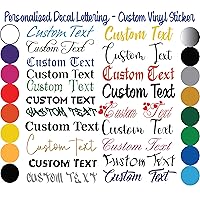 Personalized Decal - Customized Name Username Logo Brand Vinyl - Custom Vinyl Decal - Personalized Design Your Own Name - Custom Vinyl Sticker Car Window