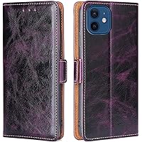 Case for iPhone 13/13 Pro/13 Pro Max, PU Leather Wallet Case Magnetic Folio Shockproof Cover Kickstand Card Slots Magnetic Buckle Shockproof TPU Inner Shell (Size : 13pro max 6.7