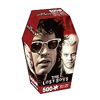 AQUARIUS Lost Boys 500pc Puzzle (500 Piece Jigsaw Puzzle) - Glare Free - Precision Fit - Officially Licensed Los Boys Movie Merchandise & Collectibles - 14x19 Inches