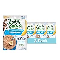 Concord Foods Chocolate Banana Smoothie Mix - Fruit Flavor with No Artificial Flavors, Colors, or Preservatives - Ideal for Fresh Fruit Smoothies - 1.3 Ounce Pouch for Healthy Smoothies (Pack of 3)