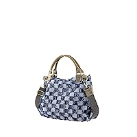 collezione alessandro Women's Chess Shoulder Bag, Blue, OneSize
