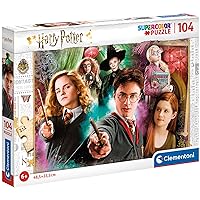 Clementoni 25712, Harry Potter Supercolor Puzzle for Children - 104 Pieces, Ages 6 Years Plus, Multicoloured, 25 x 34.3 x 3.5 centimetres