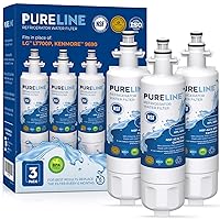 Pureline 9690, LT700P Replacement for LG LT700P, Kenmore Elite 9690, Kenmoreclear 46-9690, ADQ36006101, HDX FML-3, Refrigerator Water Filter - Reduces Bad Taste & Odor