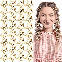 32PCS Cute Star Hair Clips for Women, Gold Metal Star Hair Snap Barrettes, Non Slip Hair Accessories for Women, Girls for Daily Use, Parties