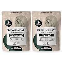Tongkat Ali for Men 200:1 Extract 282 Servings, Black Ant Powder 30:1 94 Servings 5oz of Filler Free Longjack Root & Black Ant Supplement Traditional Mens Health Support for Drive