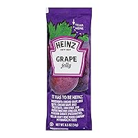 Heinz Grape Jelly Single Serve Packet (0.5 oz Packets, Pack of 200)