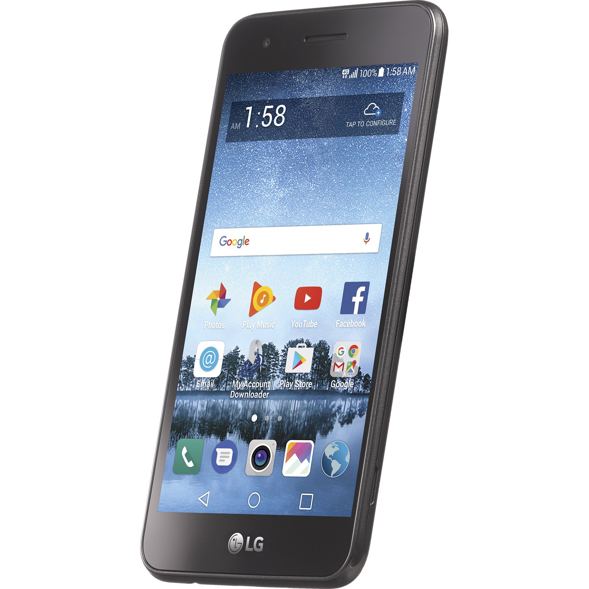 Total Wireless LG Rebel 3 4G LTE Prepaid Smartphone
