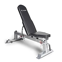 CAP Barbell Deluxe Utility Weight Bench Color Series