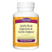 Multi Herb Digestion & Detox Support - Promotes Healthy Digestive Function, Rejuvenation & Powerful Cleansing with Alfalfa, Dandelion, Fennel, Green Tea & More - 275 Tablets