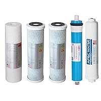 APEC ULTIMATE Series US Made 90 GPD Complete Replacement Filter For Undersink System - With 3/8