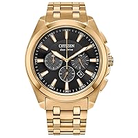 Citizen Eco-Drive Classic Peyten Gold-Tone Bracelet Watch | 41mm | CA4512-50E
