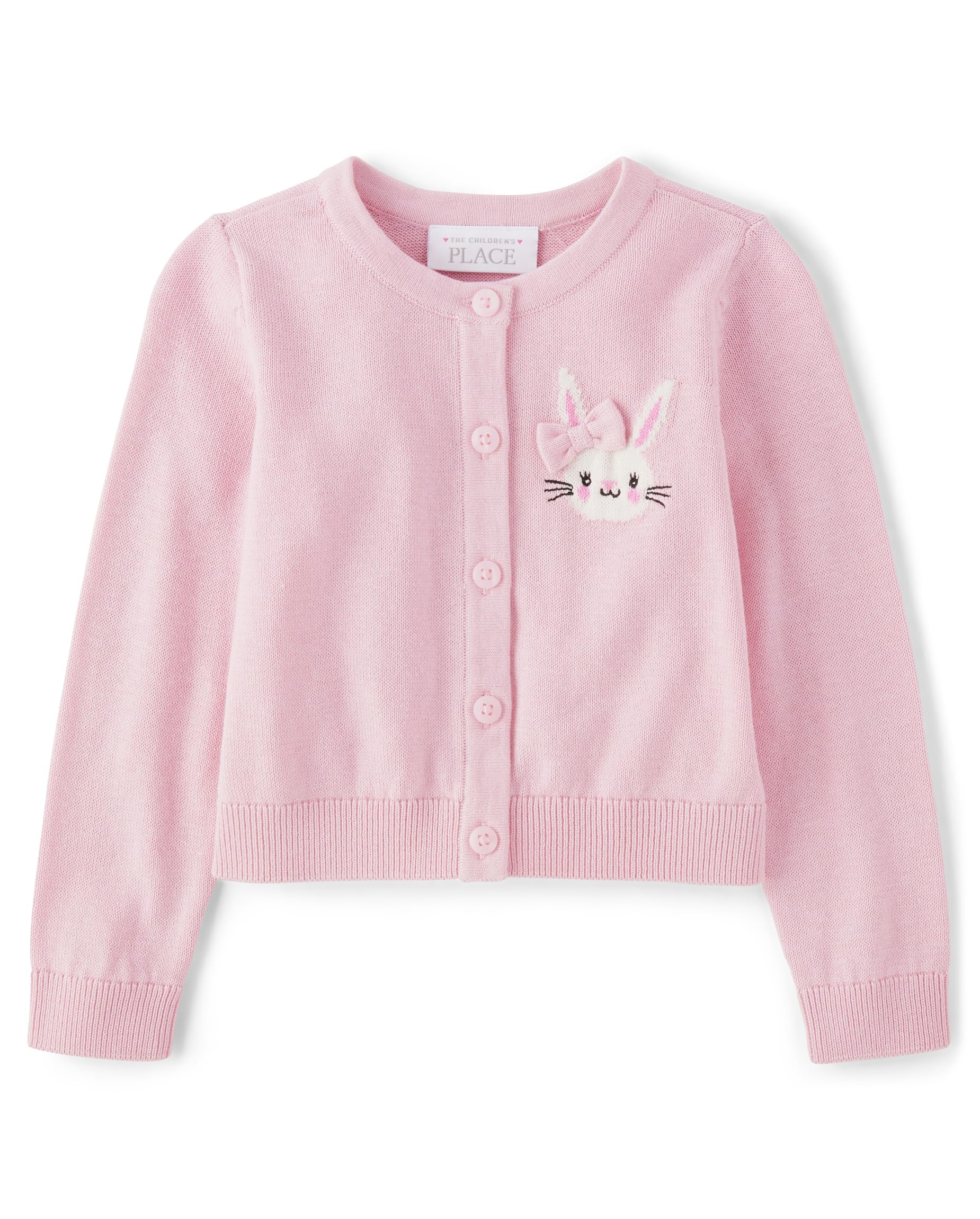 The Children's Place Baby Girls' and Toddler Long Sleeve Knit Button Cardigan
