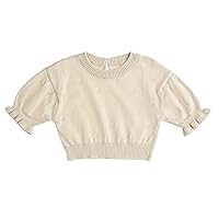 Girls Knit Short Sleeve Top (Toddler/Little Kids/Big Kids)