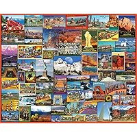White Mountain Puzzles Best Places in America - 1000 Piece Jigsaw Puzzle