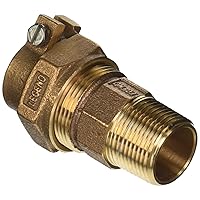 Legend Standard Plumbing Supply 313-205NL Valve and Fitting T-4300 No Lead Copper Tube Size Pack Joint with Male Iron Pipe Water Service Coupling Socket, 1
