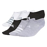 adidas womens Superlite 3.0 Super No Show Athletic Socks (6-pair) Ultra Low-profile With Targeted Cushion