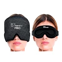 PRO Migraine Headache Relief Cap + TheraICE Sleep Mask + Cooling Gel Relief