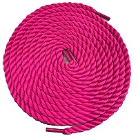 Colorful 7mm Round Soft 3 Strands Twisted Rope Cotton Rope for for Twisted Shoe Laces Home Decoration DIY Crafting