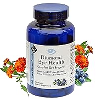 Diamond Eye Health - Natural Vitamins for Complete Eye Support - Healthy Eye Vitamins - Eye Health Vitamins to Help Preserve Aging Eyes - Vegan, Gluten-Free, Dairy-Free - (90 Count)