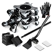 Heavy Duty Furniture Movers with Wheels - Set of 10 Furniture Dolly& Lifter Tool with 2800 lbs Load Capacity, Easy Sliders Dolly for Moving Appliances, Sofa, Tables, Refrigerators, Cabinet, and Piano