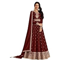Design a new Faux Georgette With Embroidery Work Anarkali Salwar Suit