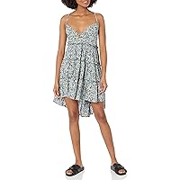 Angie Women's Tiered Sundress with Crisscross Back Detail