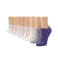 No nonsense womens Soft and Breathable Cushioned No Show Liner Sock, 9 Pair Pack Socks, Assorted